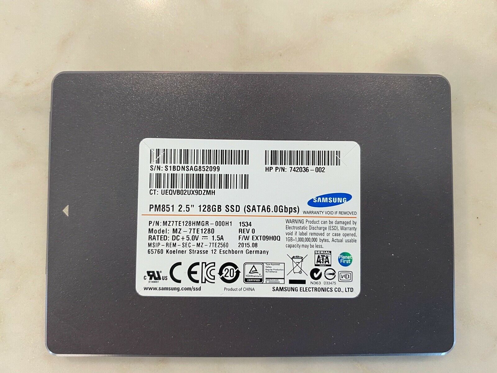SSD Samsung 128GB