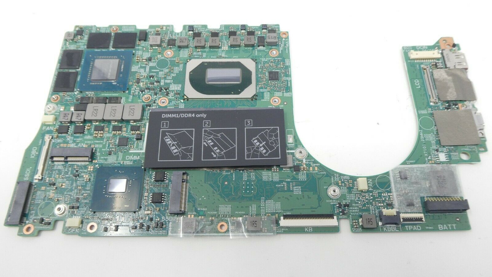 Main Dell Inspiron 7501